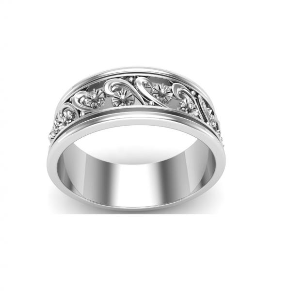 Bague anneau argent Diya